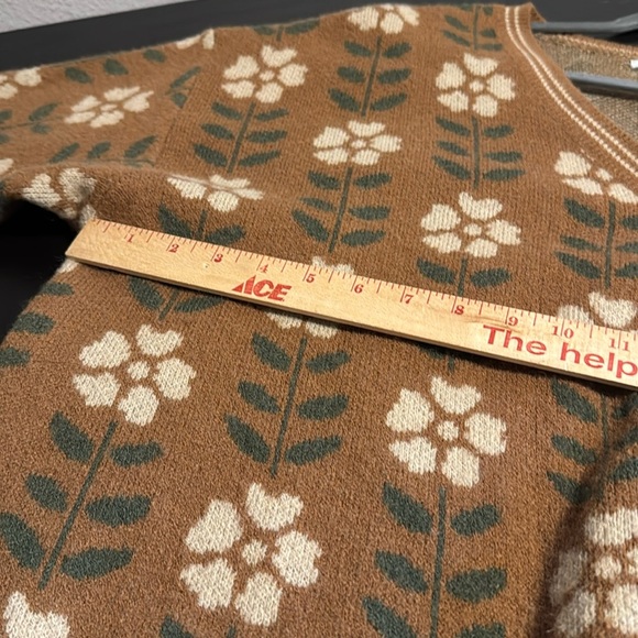 Hyfve Floral Brown Cardigan Large - Picture 6 of 7